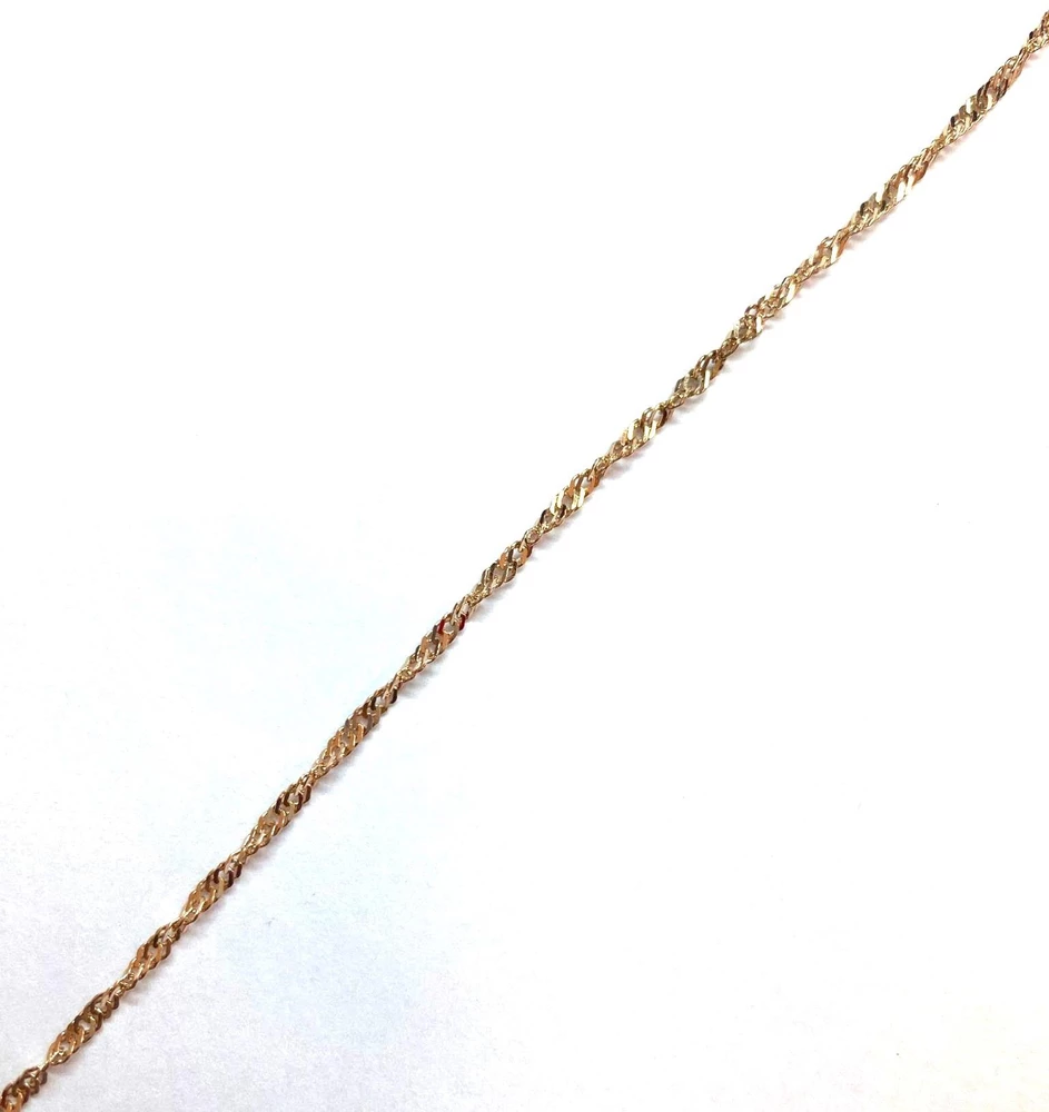 Браслет из красного золота 375 пробы