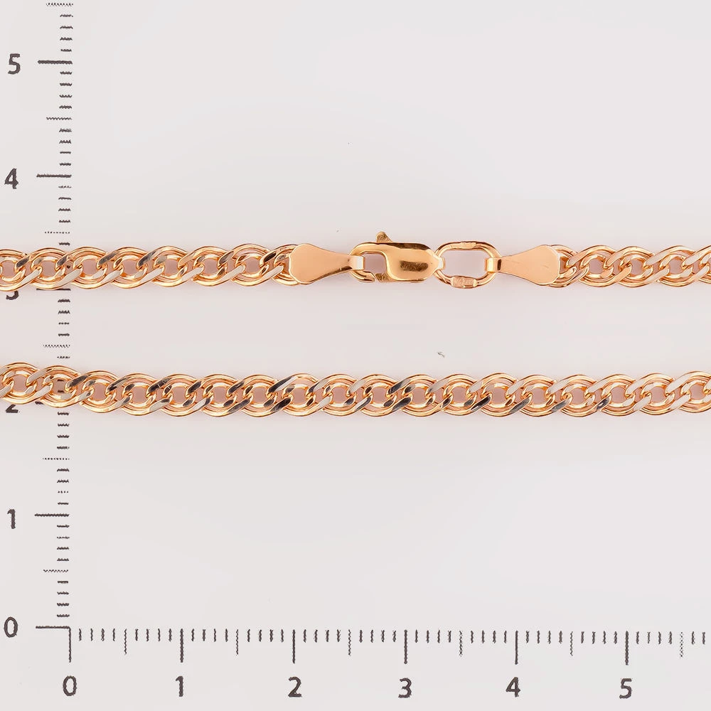 Браслет из красного золота 585 пробы