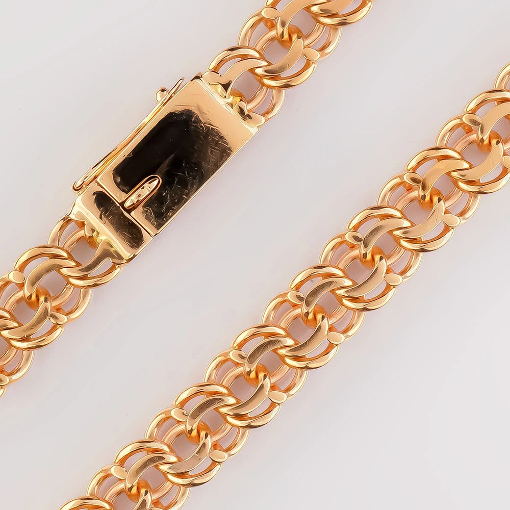 Браслет из красного золота 585 пробы