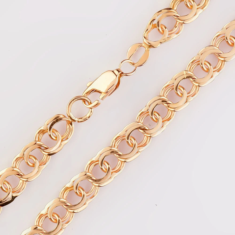 Браслет из красного золота 585 пробы