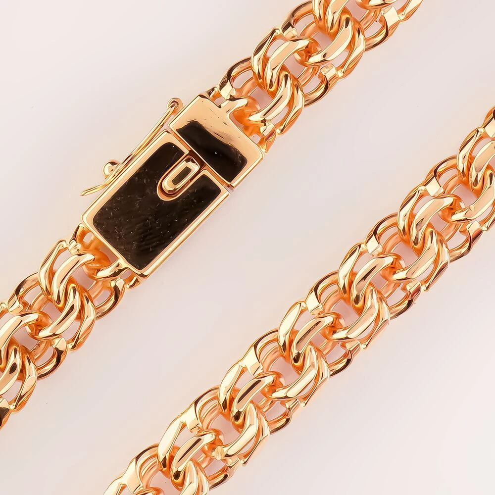 Браслет из красного золота 585 пробы