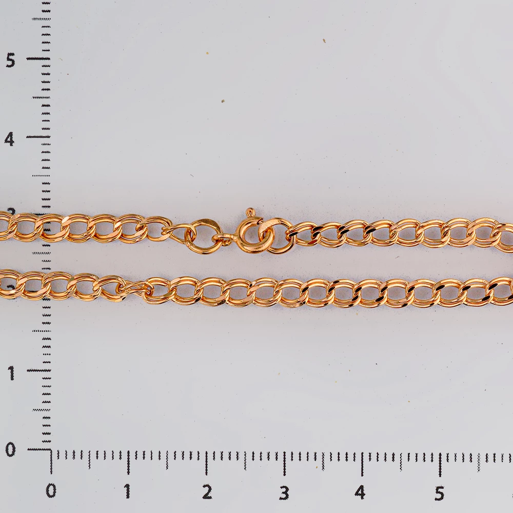 Браслет из красного золота 585 пробы