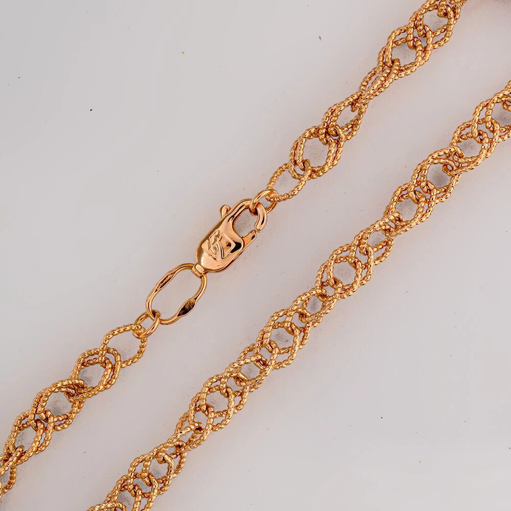 Браслет из красного золота 585 пробы