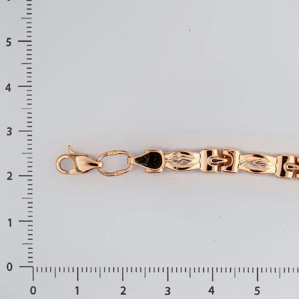 Браслет из красного золота 585 пробы