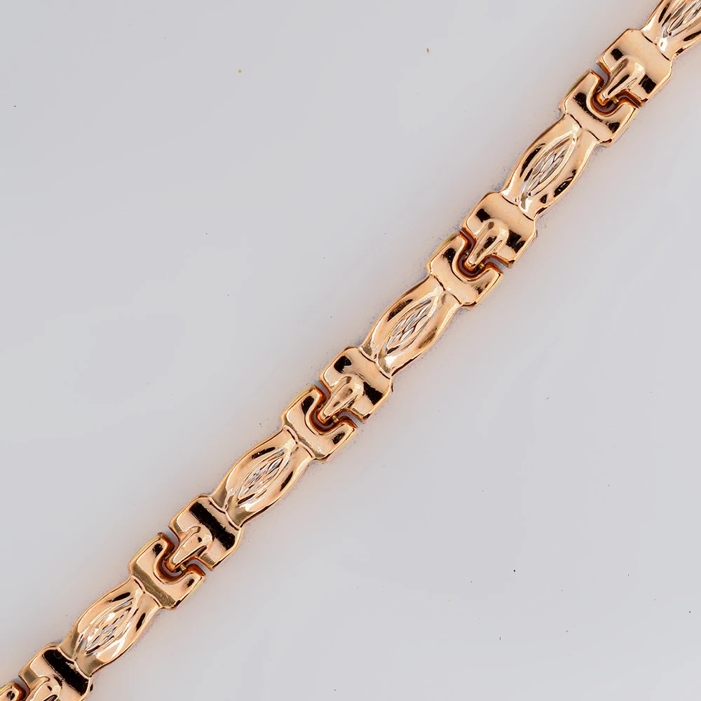 Браслет из красного золота 585 пробы