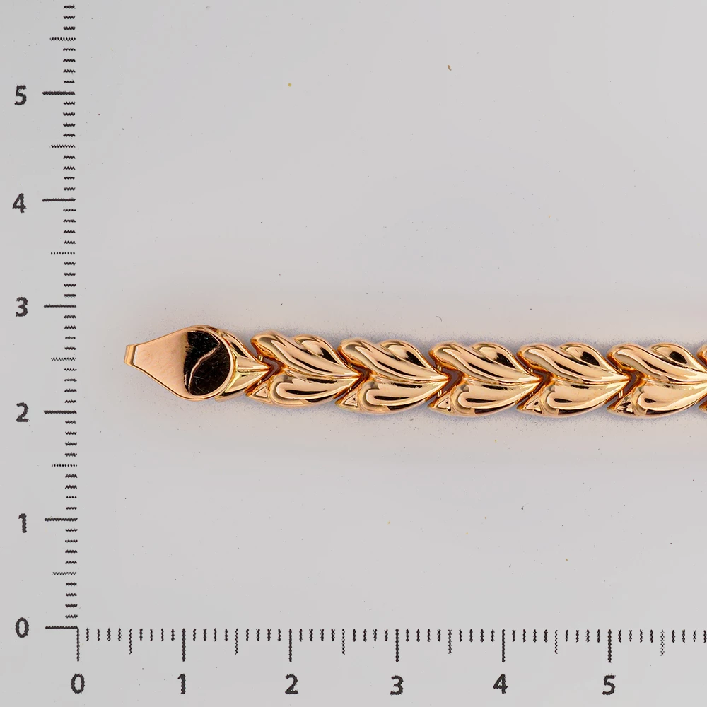 Браслет из красного золота 585 пробы