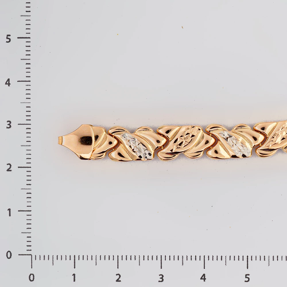 Браслет из красного золота 585 пробы