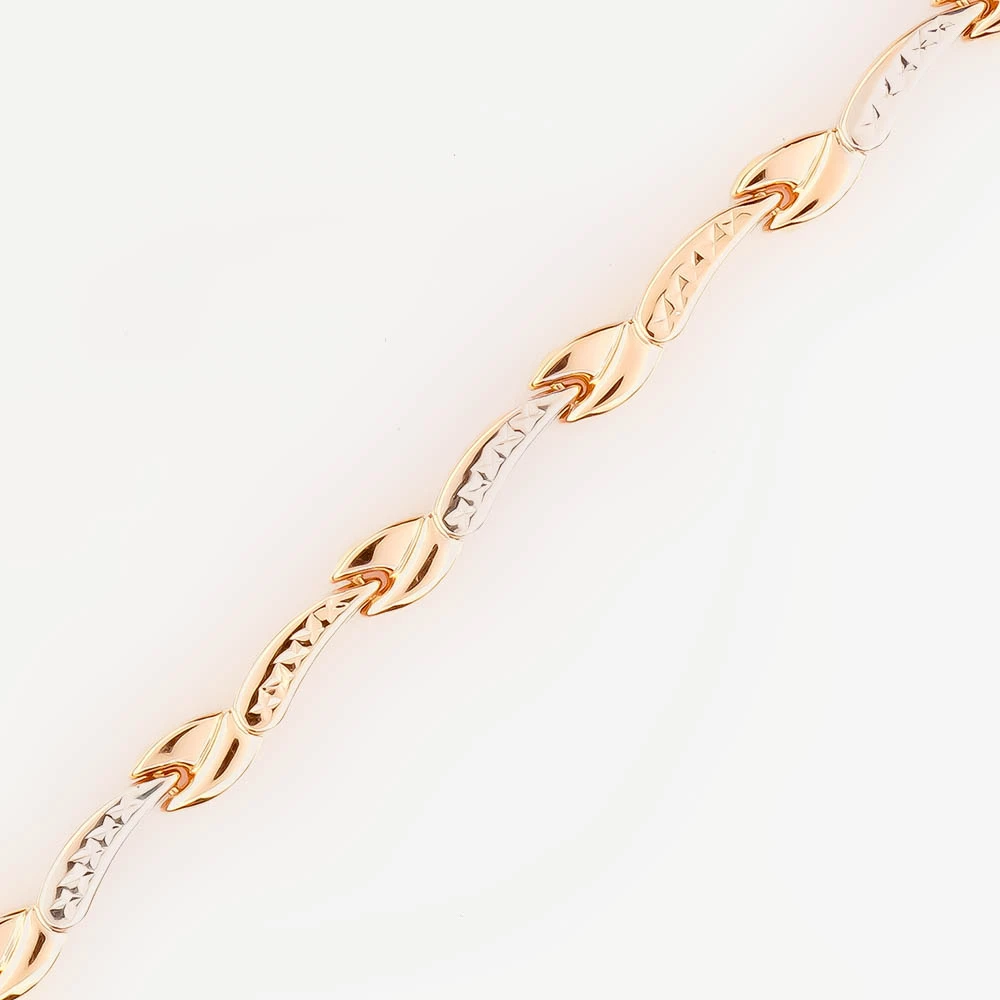 Браслет из красного золота 585 пробы