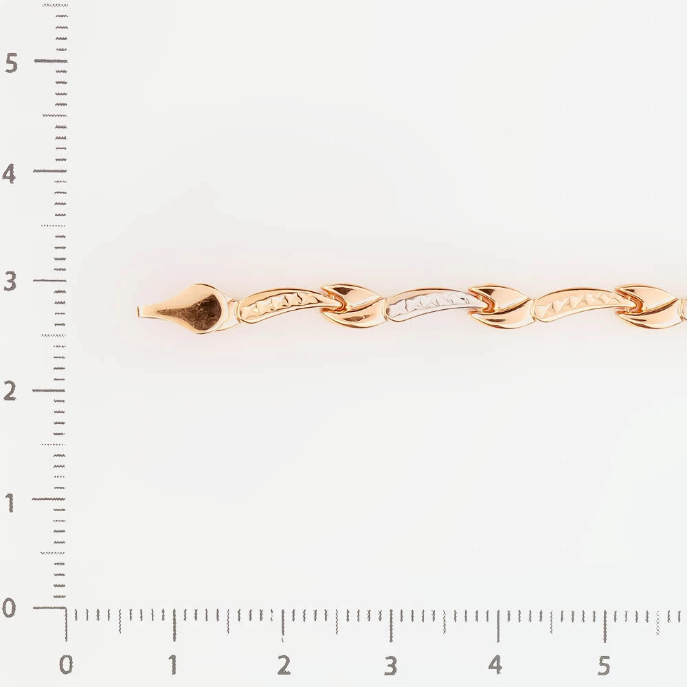 Браслет из красного золота 585 пробы