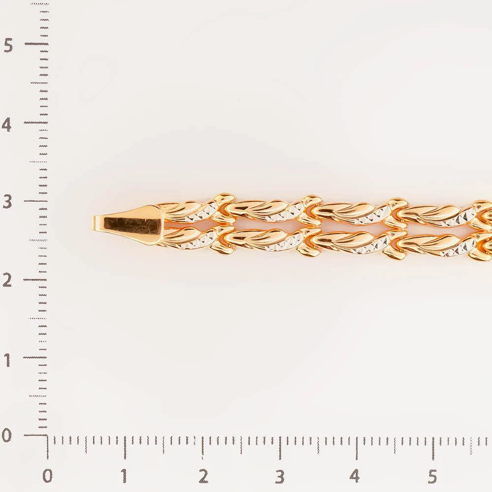 Браслет из красного золота 585 пробы