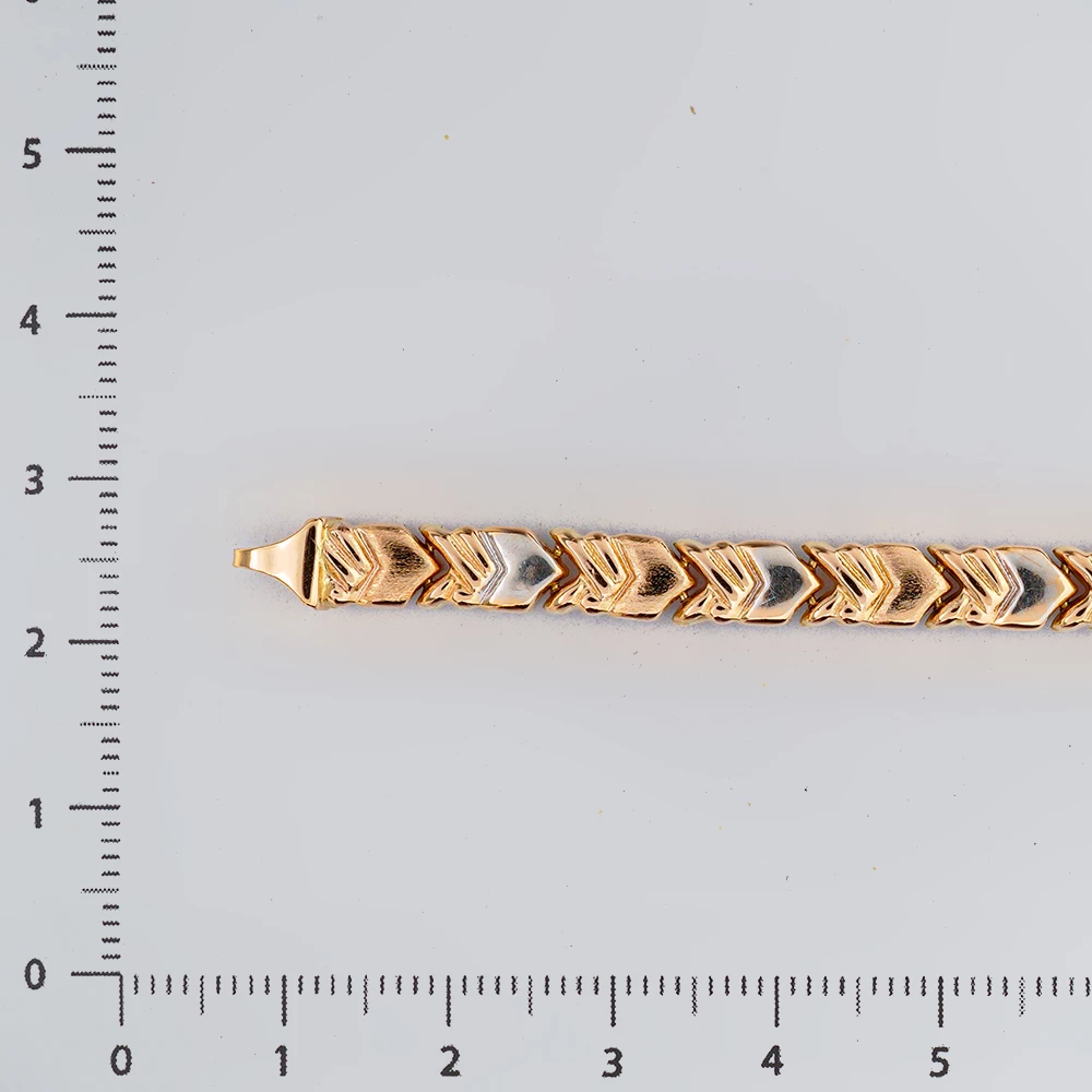 Браслет из красного золота 585 пробы