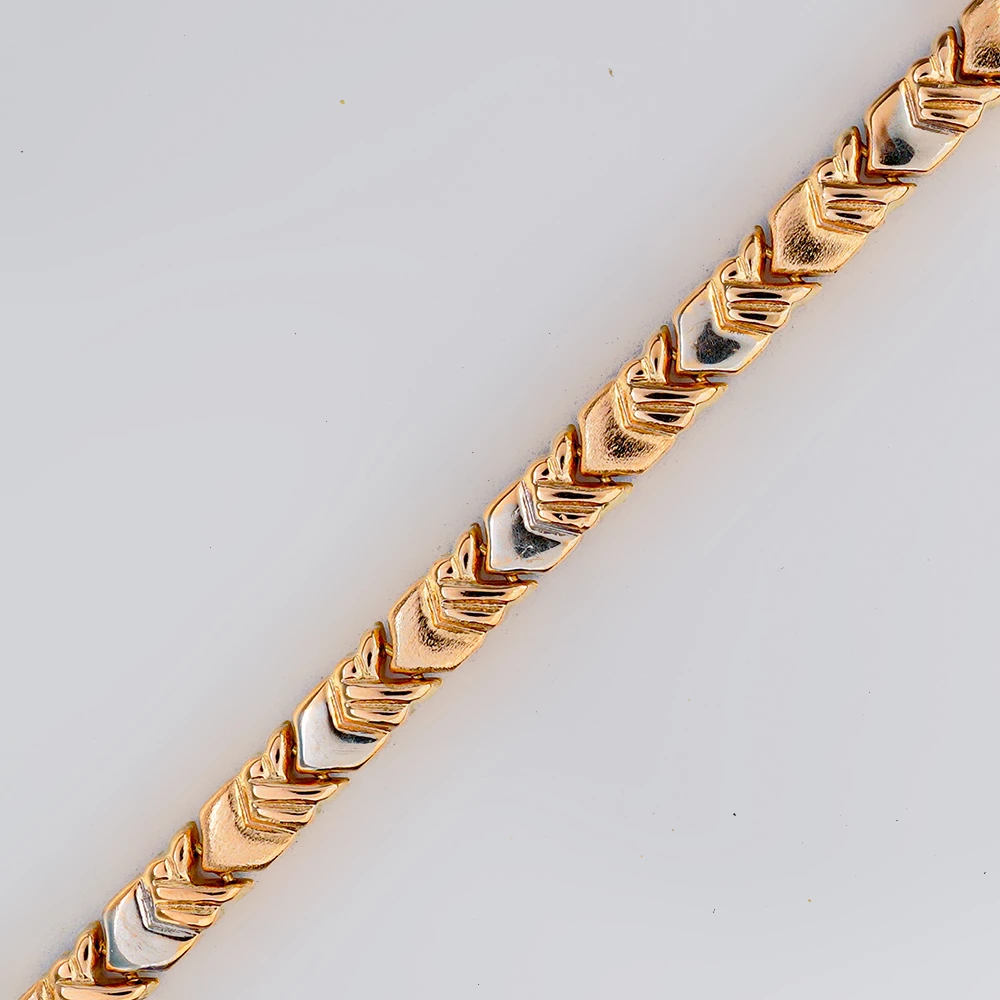 Браслет из красного золота 585 пробы