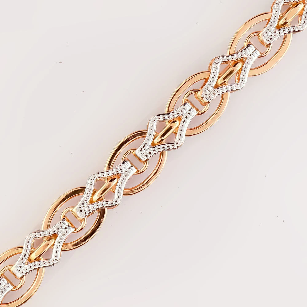 Браслет из красного золота 585 пробы