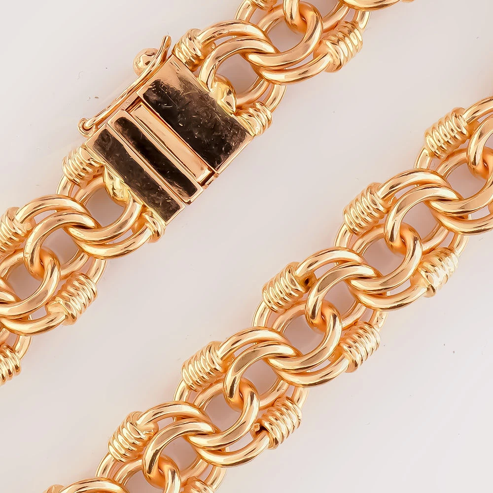 Браслет из красного золота 585 пробы