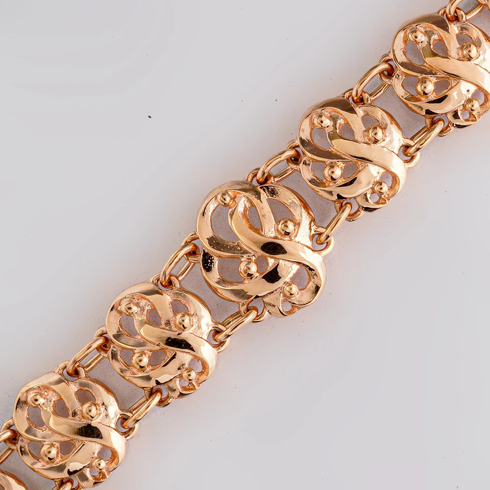 Браслет из красного золота 585 пробы