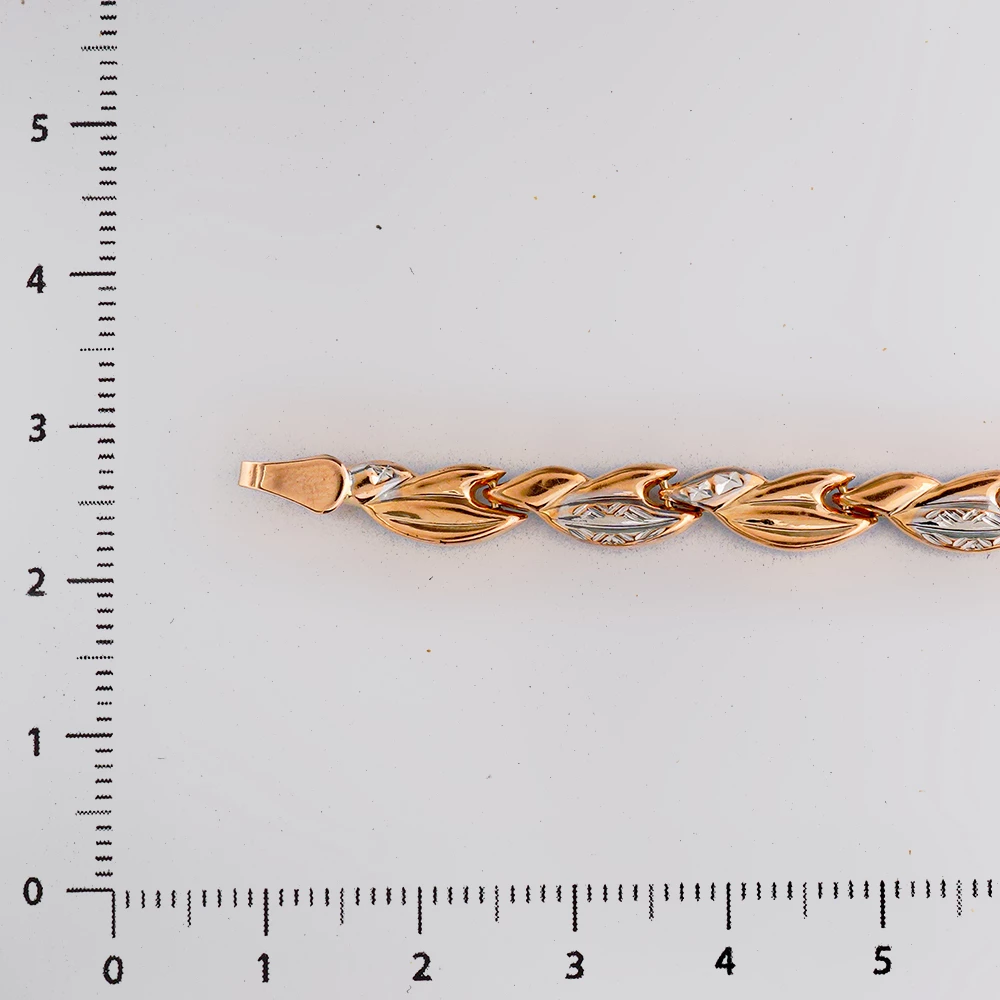 Браслет из красного золота 585 пробы