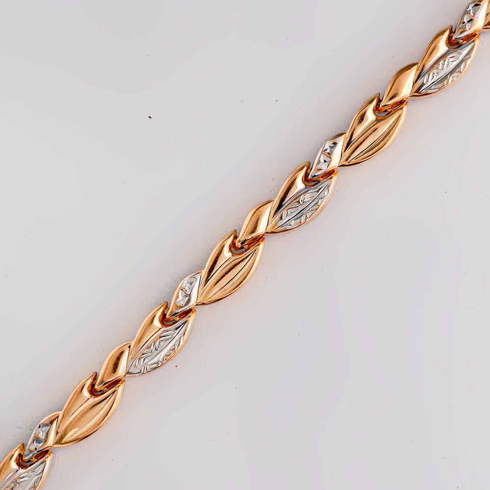 Браслет из красного золота 585 пробы