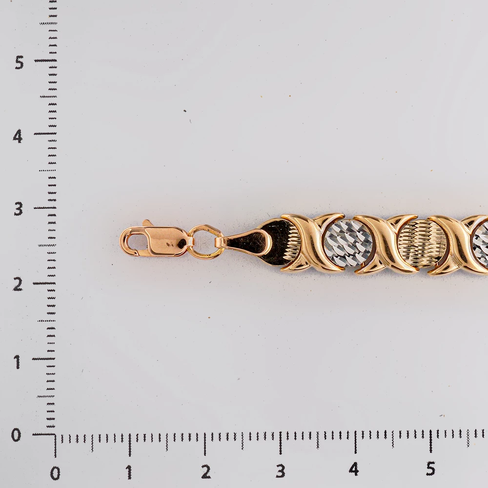 Браслет из желтого золота 585 пробы