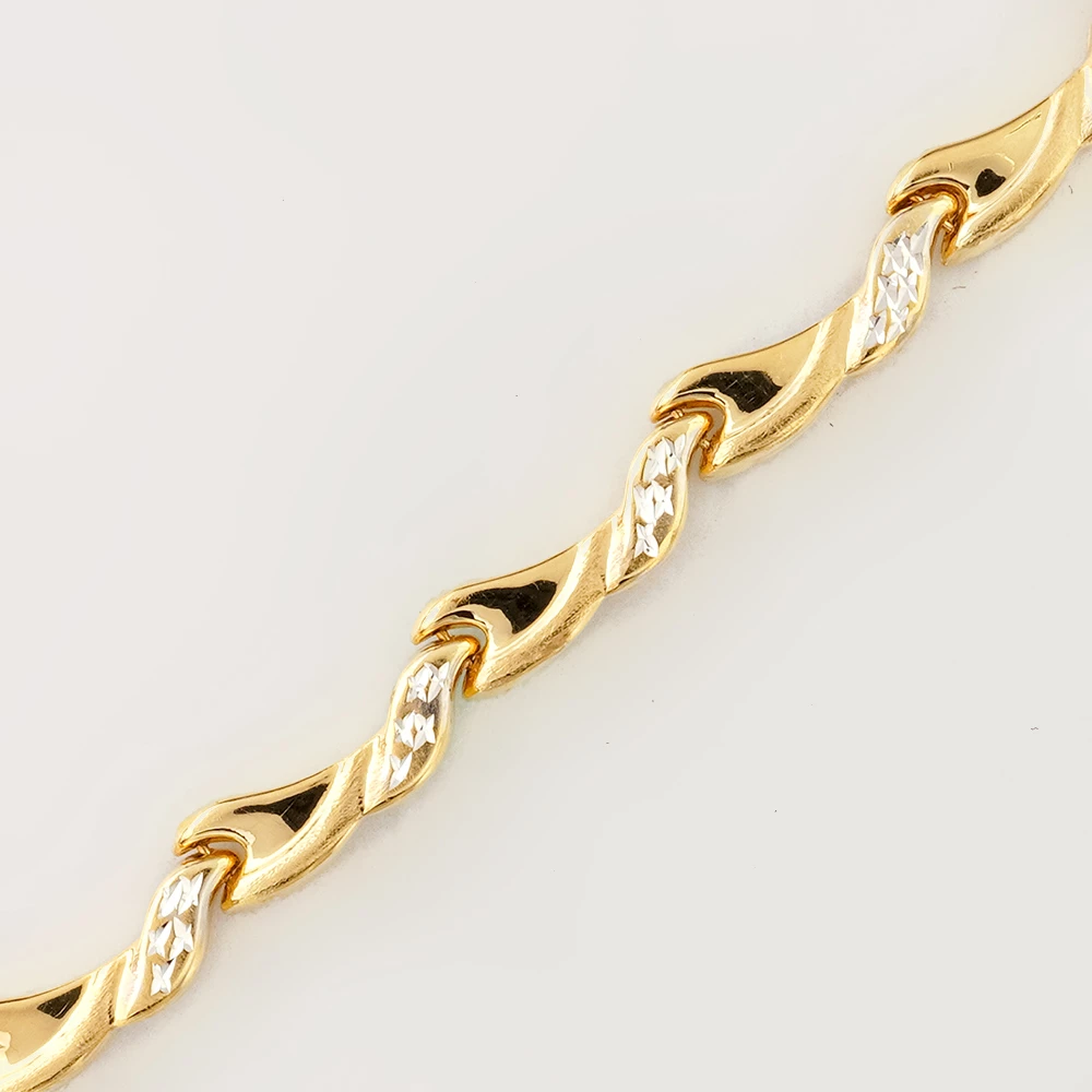 Браслет из желтого золота 585 пробы