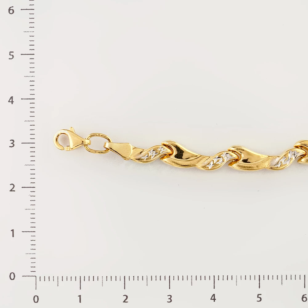 Браслет из желтого золота 585 пробы