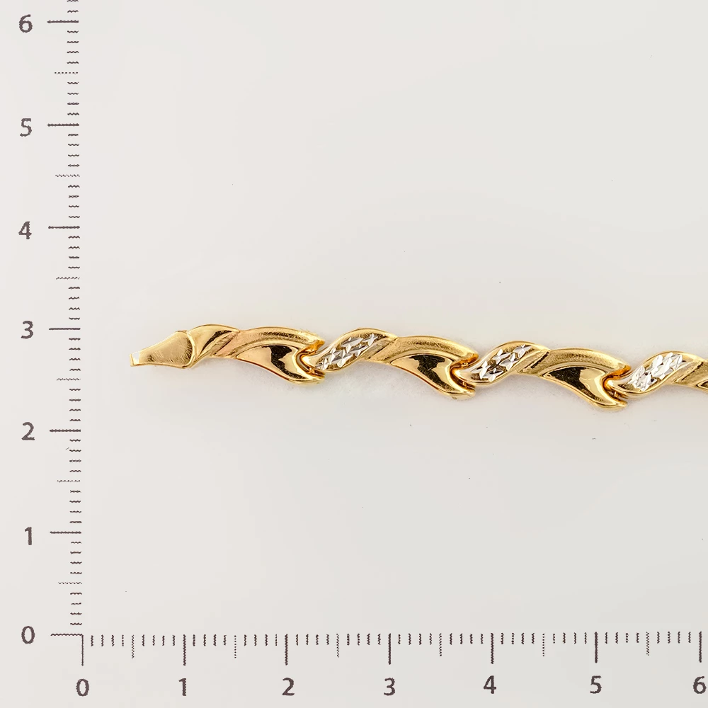 Браслет из желтого золота 585 пробы