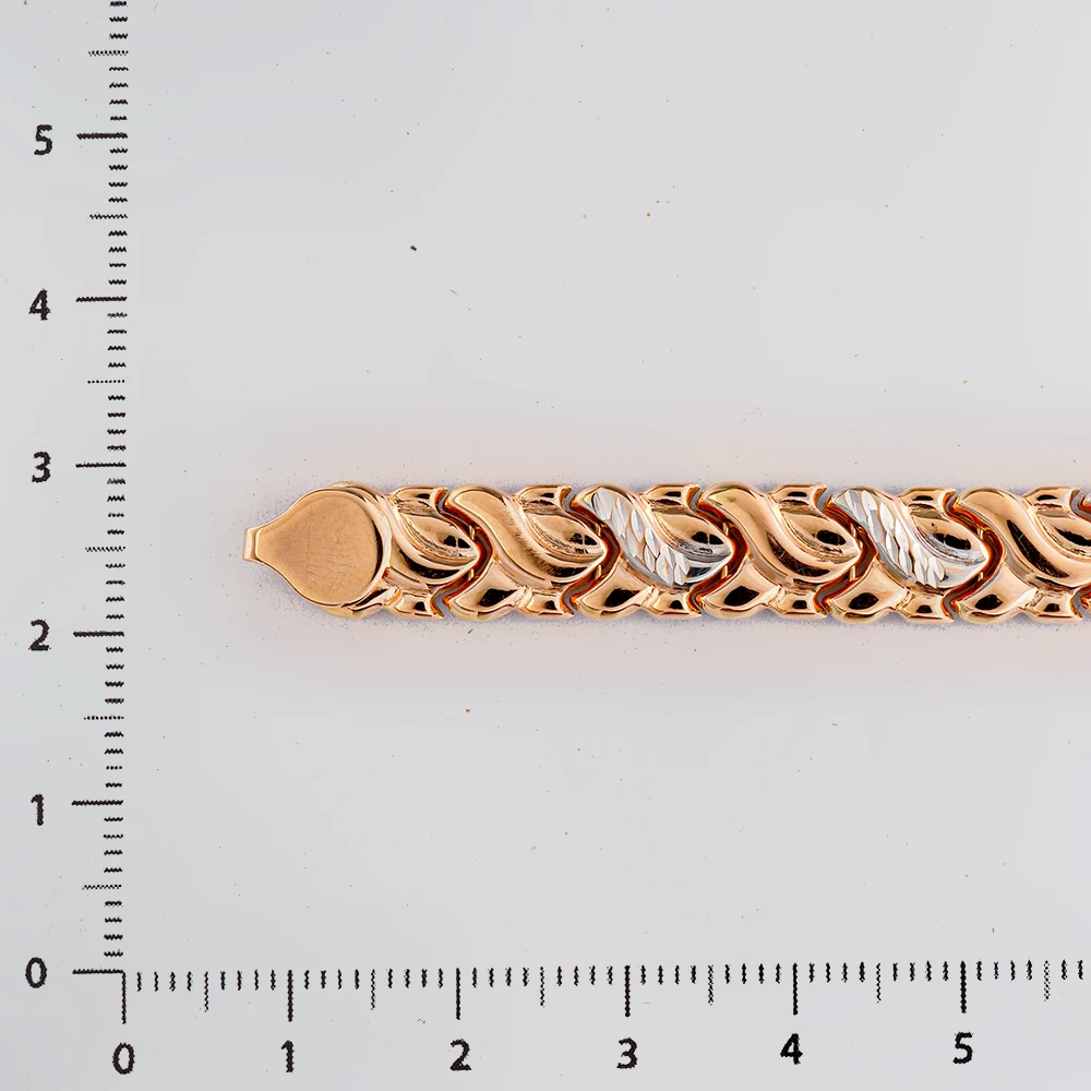 Браслет из красного золота 585 пробы