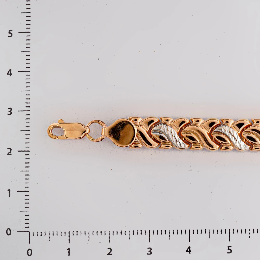 Браслет из красного золота 585 пробы