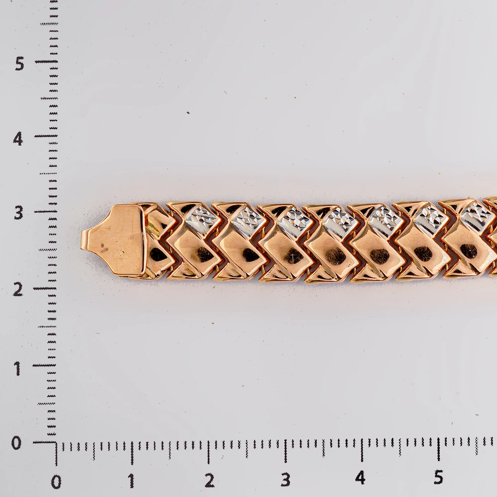 Браслет из красного золота 585 пробы