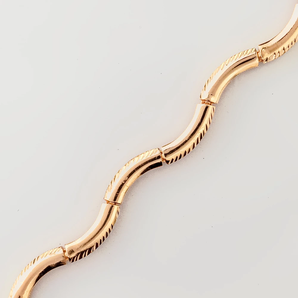 Браслет из красного золота 585 пробы