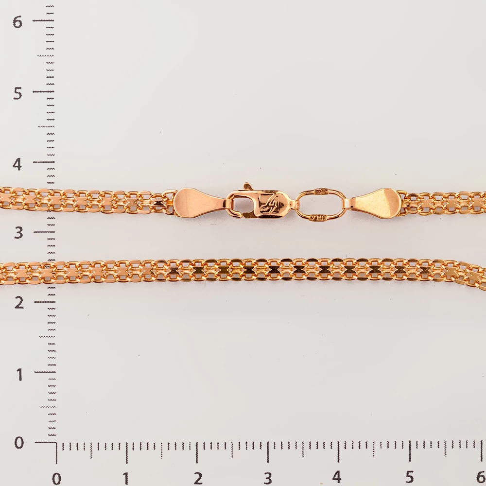 Браслет из красного золота 585 пробы