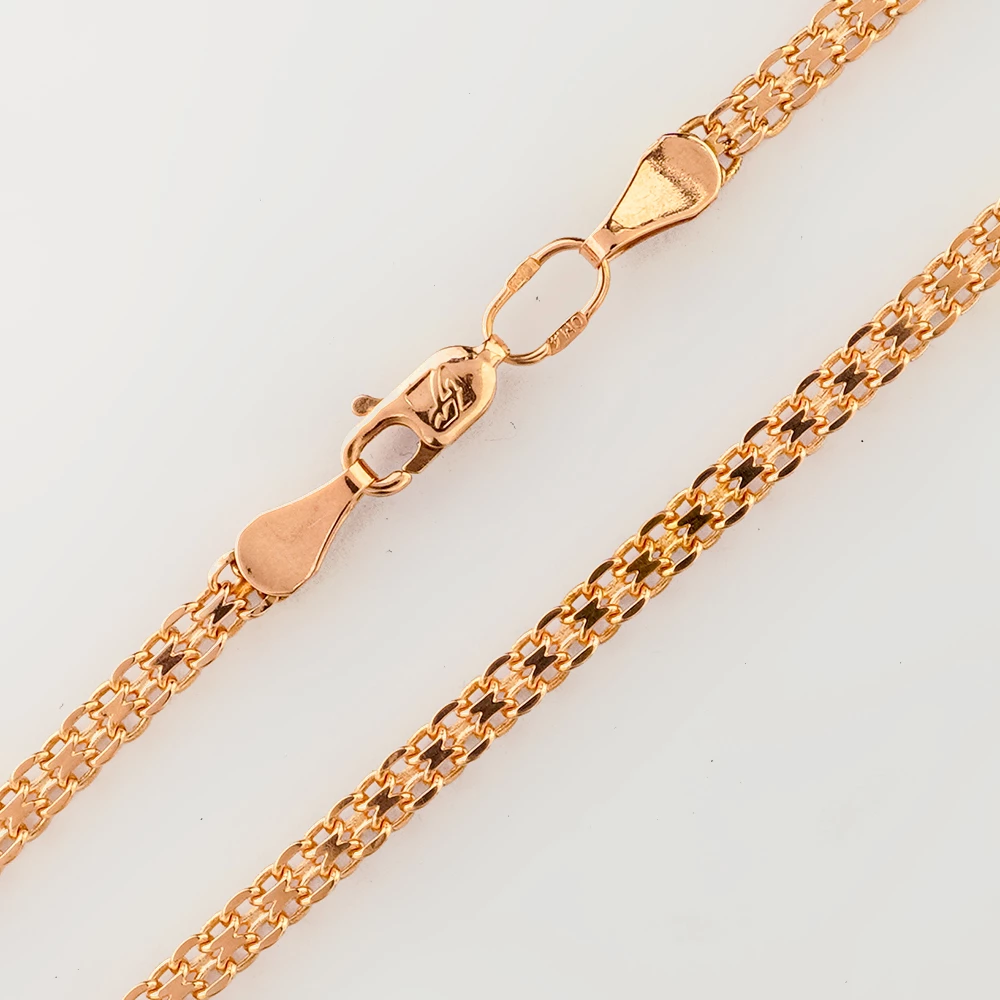 Браслет из красного золота 585 пробы