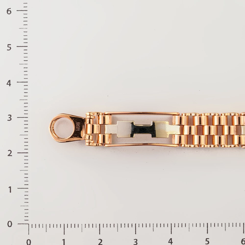 Браслет из красного золота 585 пробы