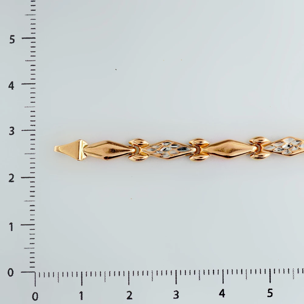 Браслет из красного золота 585 пробы