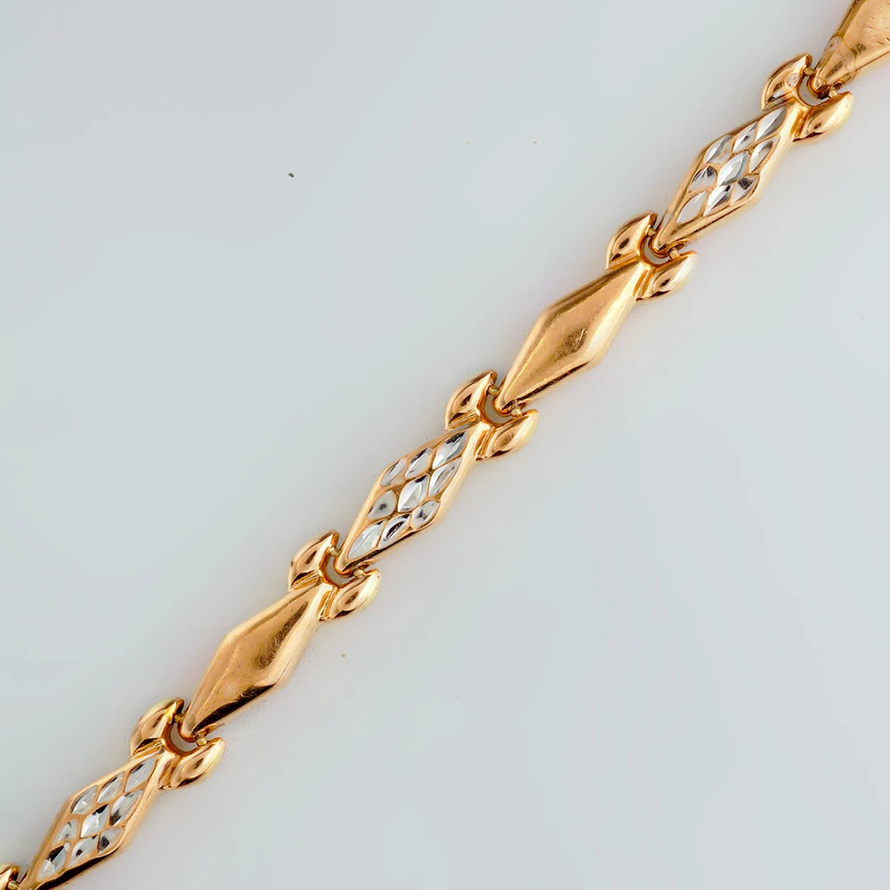 Браслет из красного золота 585 пробы