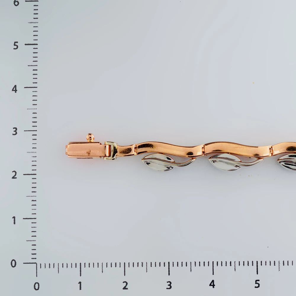 Браслет из красного золота 585 пробы