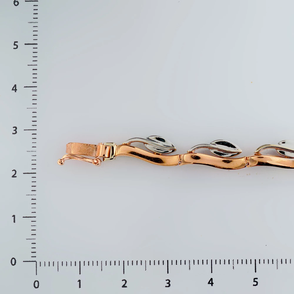 Браслет из красного золота 585 пробы