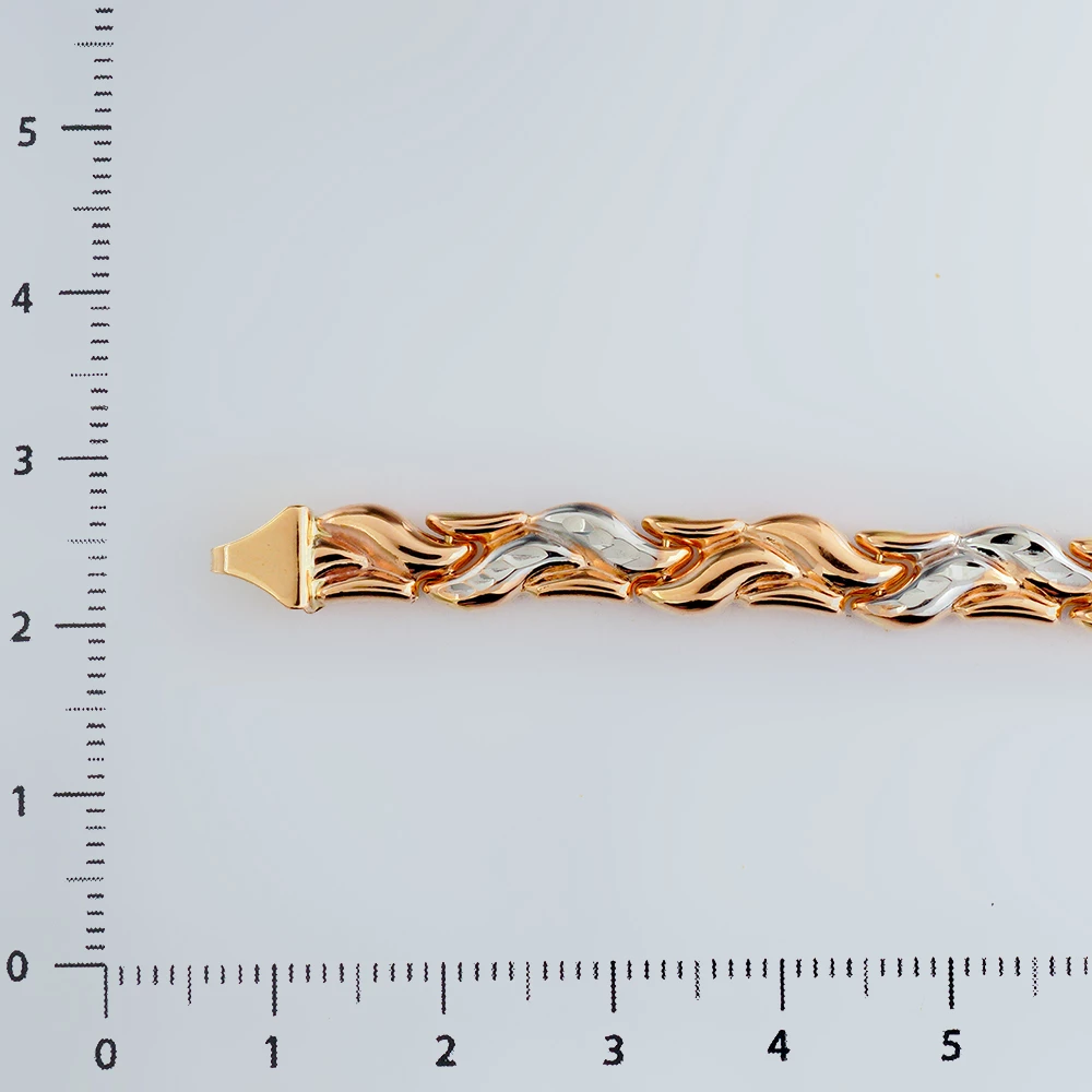 Браслет из красного золота 585 пробы