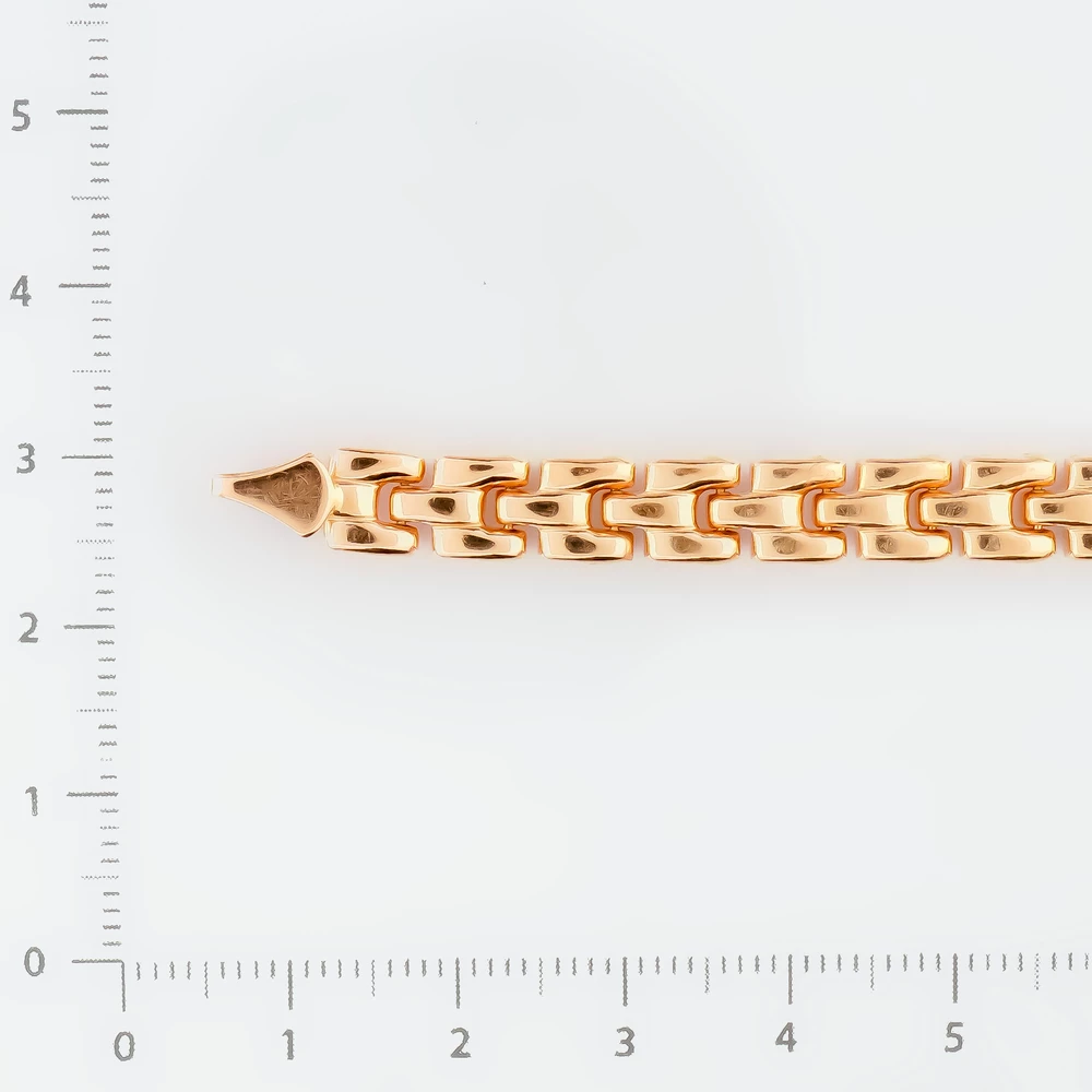 Браслет из красного золота 585 пробы