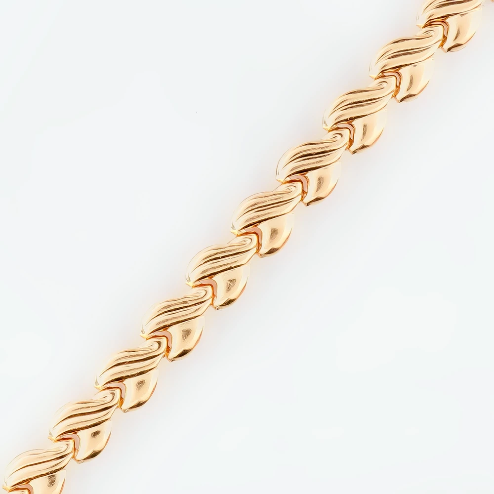 Браслет из красного золота 585 пробы