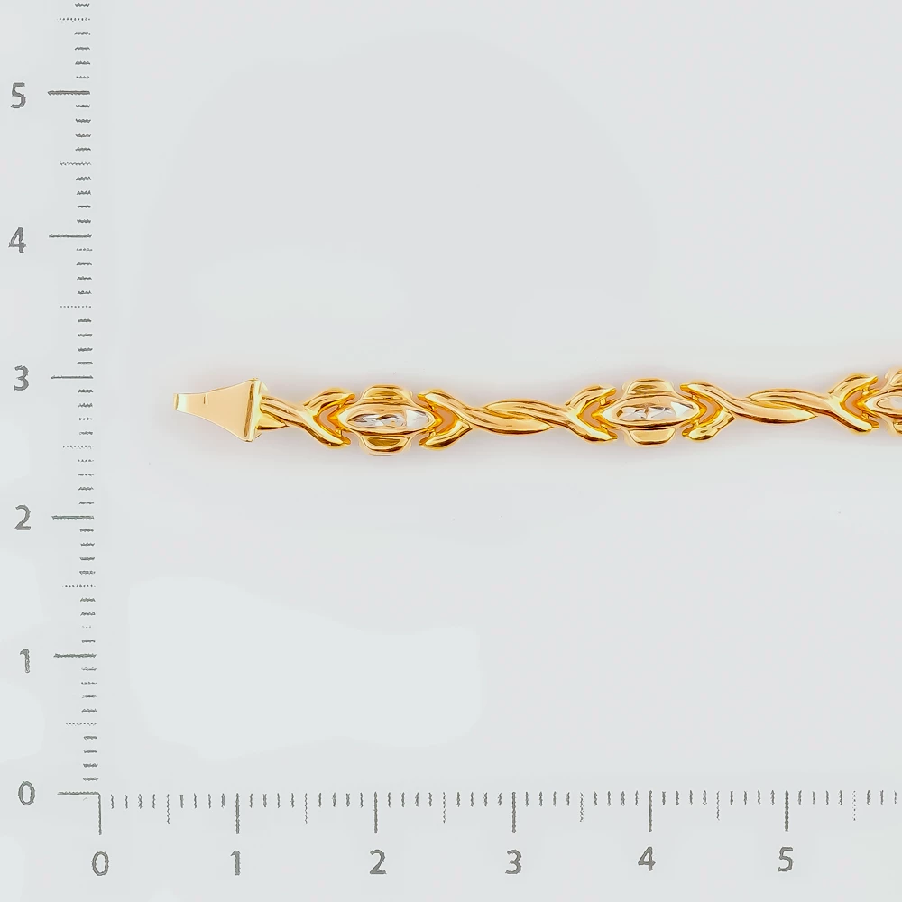 Браслет из красного золота 585 пробы