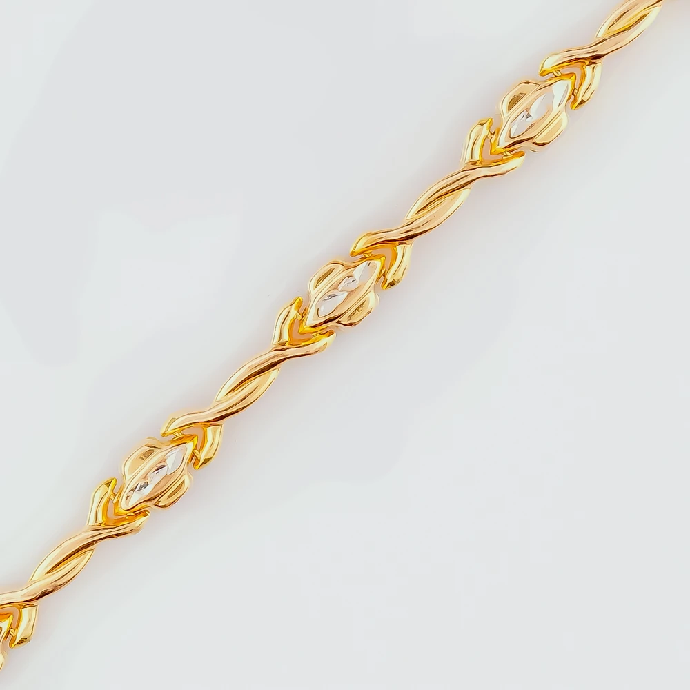 Браслет из красного золота 585 пробы