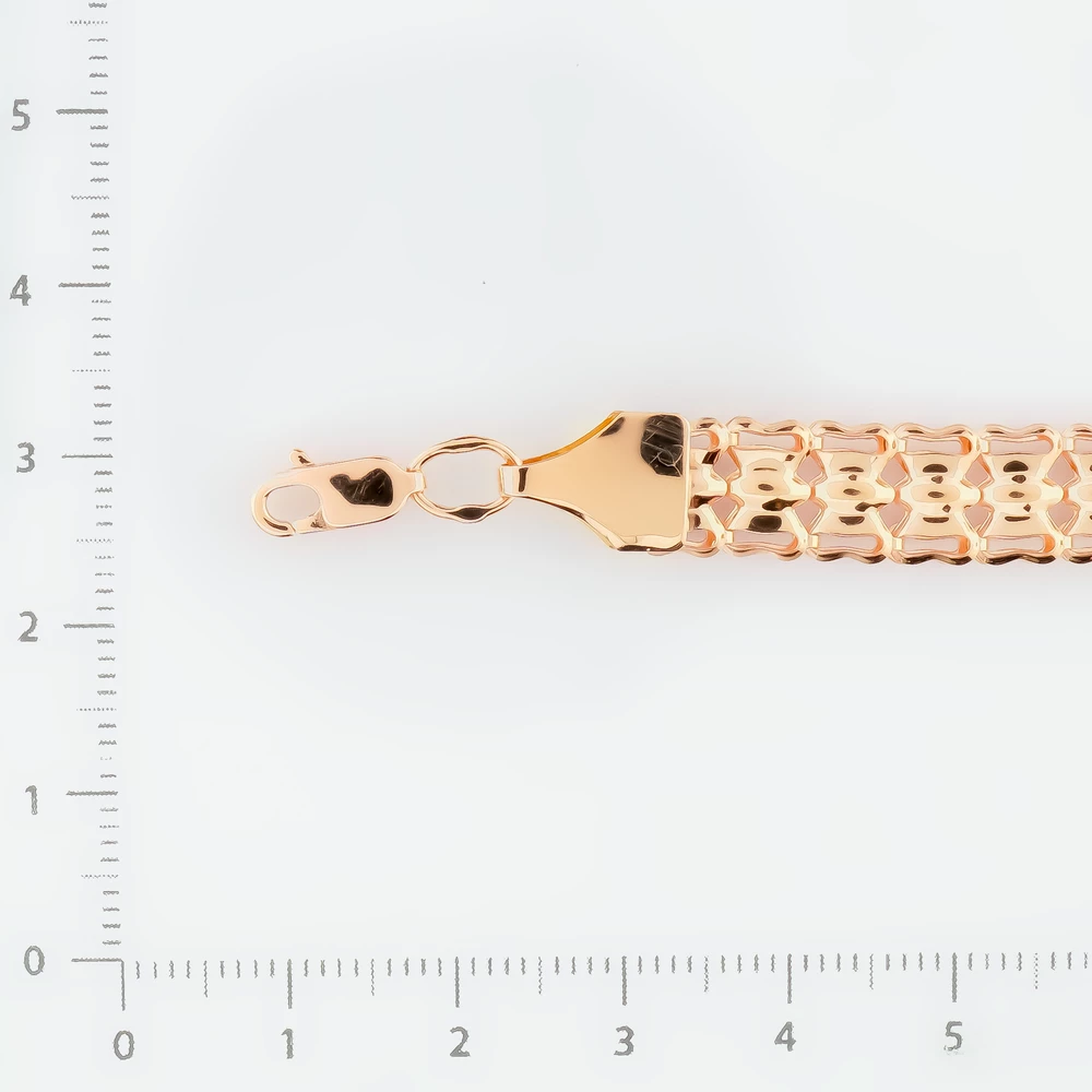 Браслет из красного золота 585 пробы