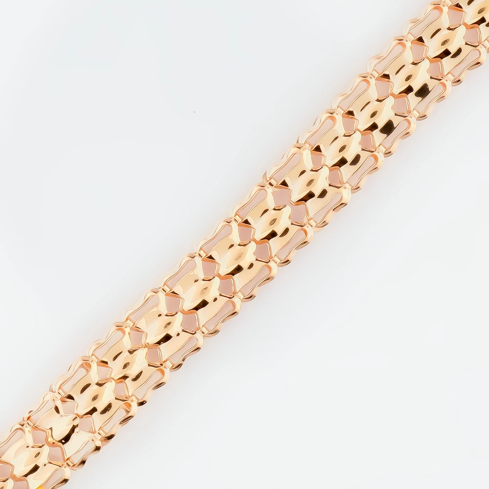 Браслет из красного золота 585 пробы