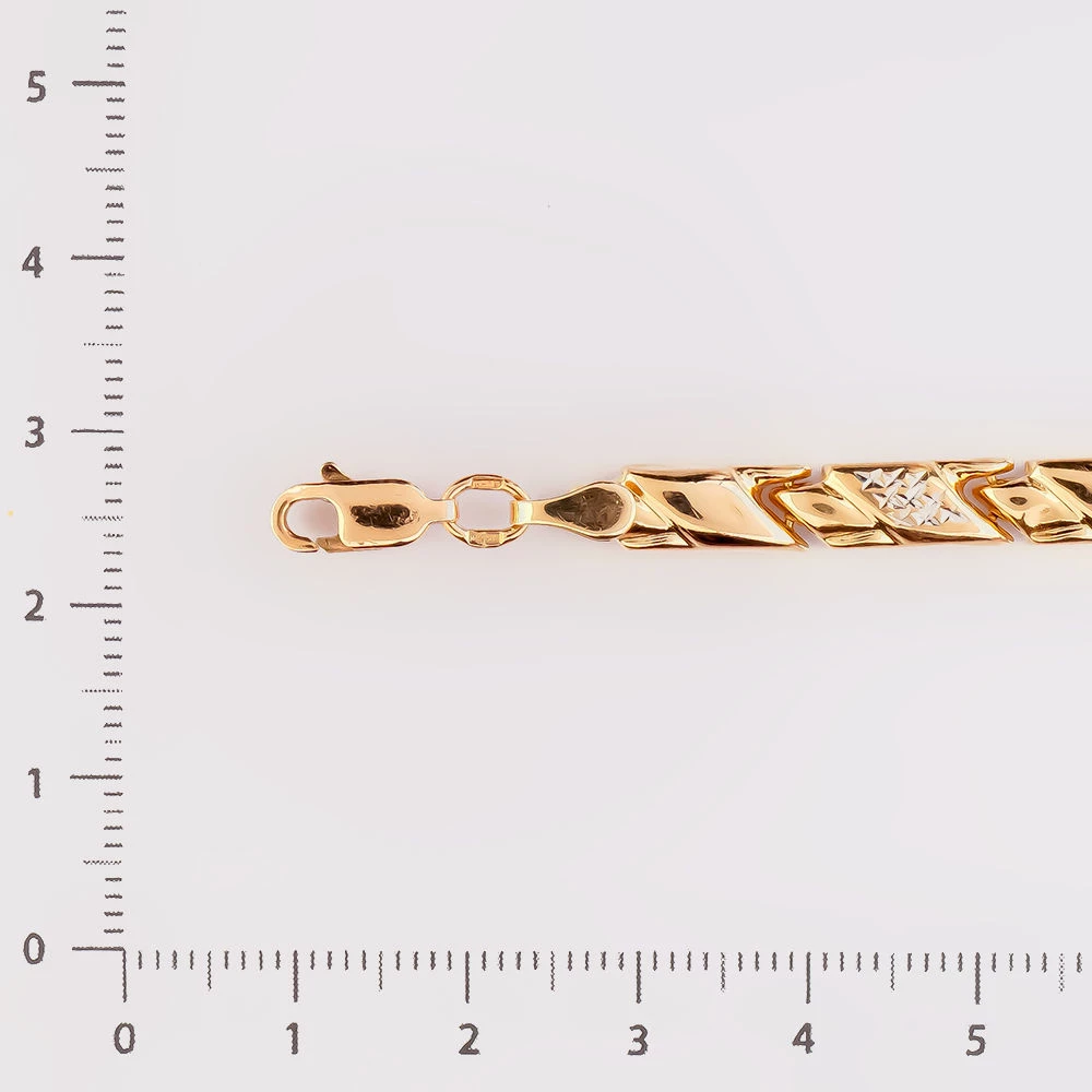 Браслет из красного золота 585 пробы