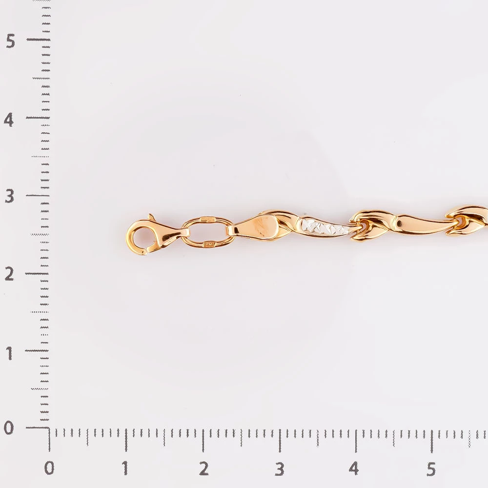 Браслет из красного золота 585 пробы