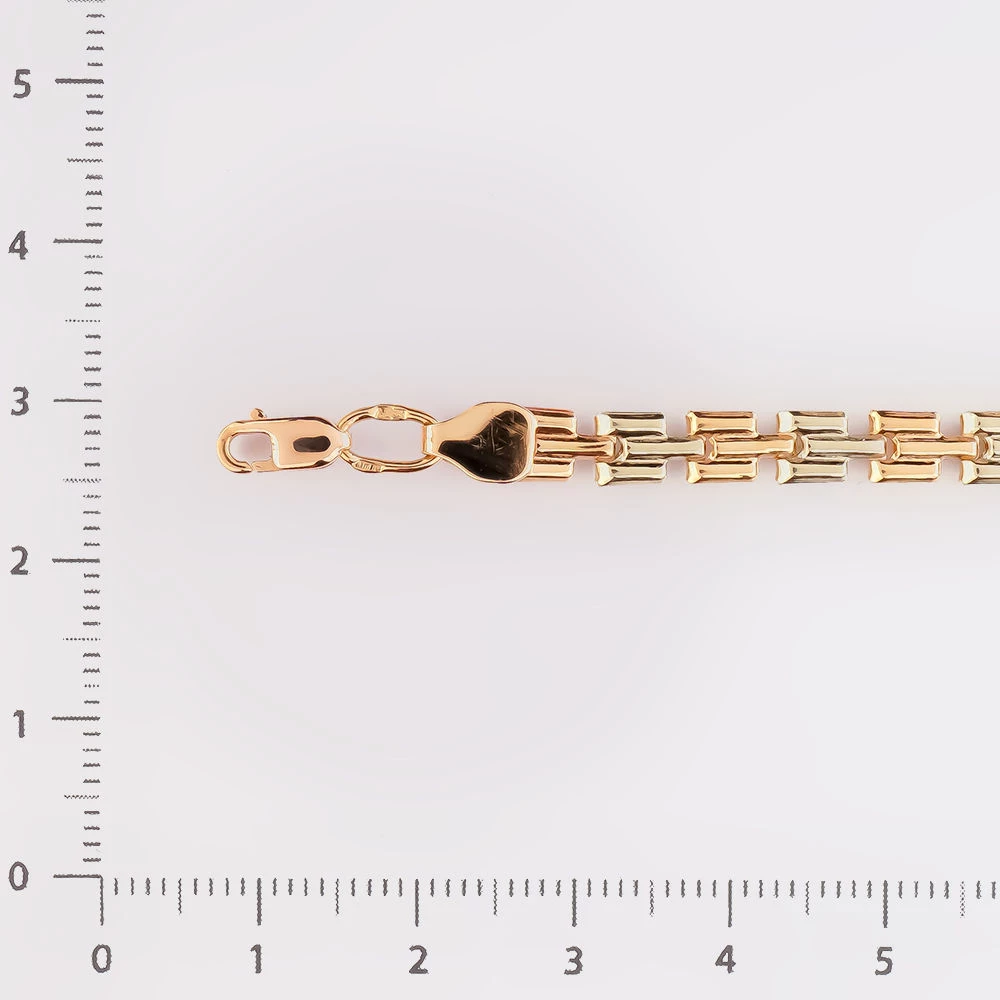 Браслет из красного золота 585 пробы