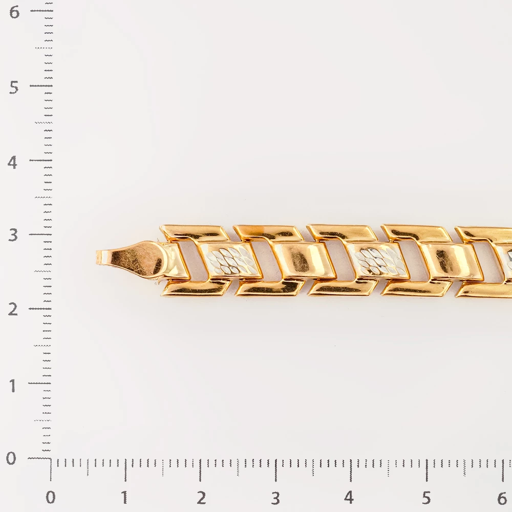 Браслет из красного золота 585 пробы