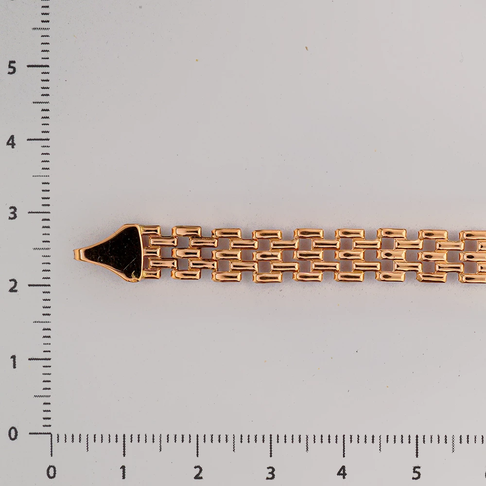 Браслет из красного золота 585 пробы