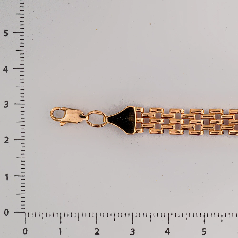 Браслет из красного золота 585 пробы