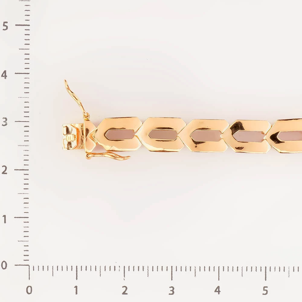 Браслет из красного золота 585 пробы